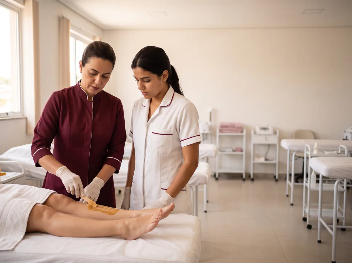 Curso VIP individual de depilação com cera em Teresópolis